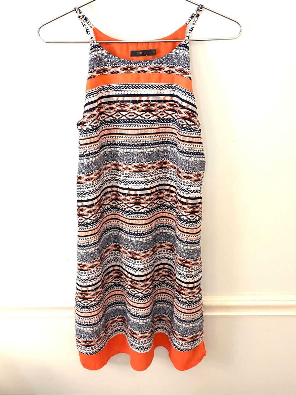 THML Spaghetti Strap Shift Dress, Boho